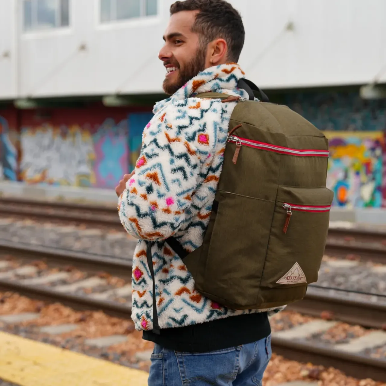 Hiking & Lifestyle Packs-Kelty ORIGINS COLLECTION: DELANO BurntOlive