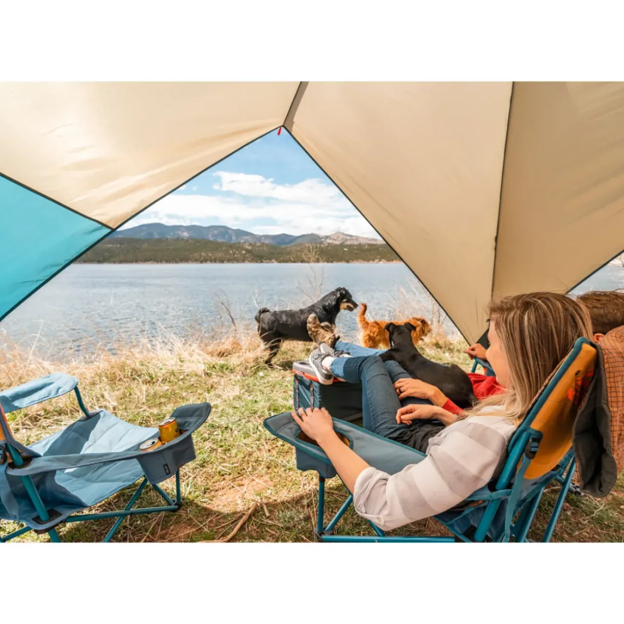 Shelters & Tarps-Kelty Sunshade With Side Wall